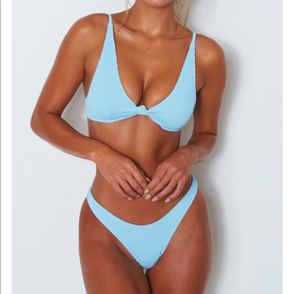 White Fox Boutique - Baby Blue Bikini